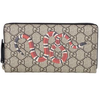 グッチ(Gucci)のグッチ GUCCI 長財布  レディース ラウンドファスナー キングスネーク(財布)