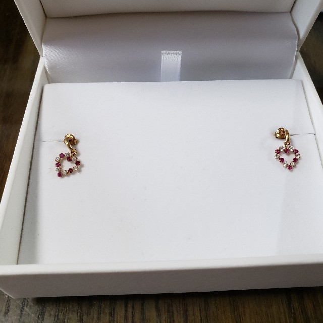 18金 片耳 ピアス オパール ルビー ガーネット 等 K18 12点 168