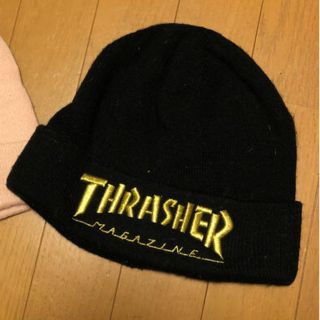 スラッシャー(THRASHER)のTHRASHER thrasher ニットキャップ　ニット帽　ブレイクダンス　(ニット帽/ビーニー)