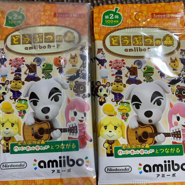 新品　未開封　どうぶつの森 amiiboカード第2弾11パック