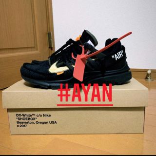 オフホワイト(OFF-WHITE)の売り切り！【The Ten Air Presto off-white 27cm】(スニーカー)