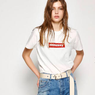 マウジー(moussy)のmoussy ボックスロゴTシャツ(Tシャツ(半袖/袖なし))