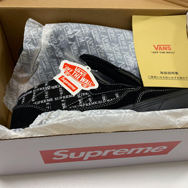 supreme vans half cab pro ブラック