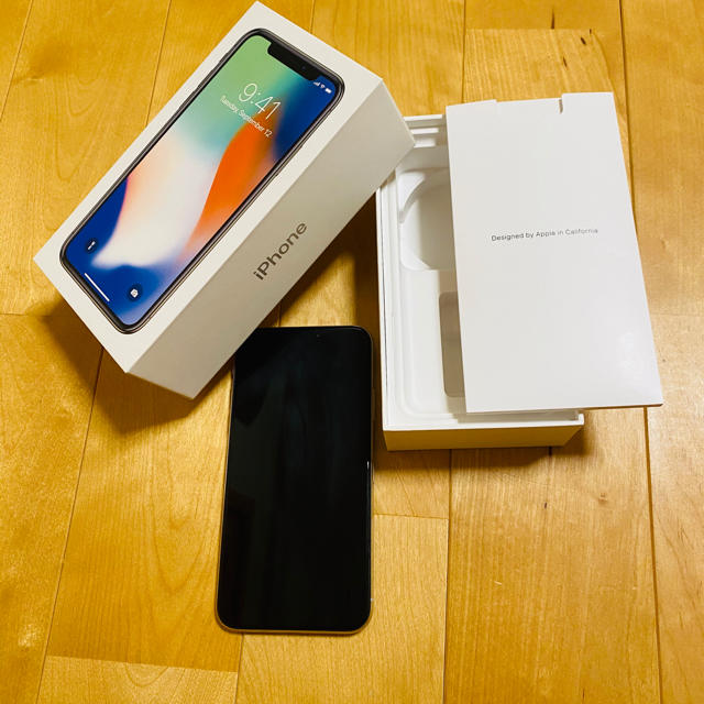 [判定〇]iPhone X Silver 64GB SIMフリーiPhone本体