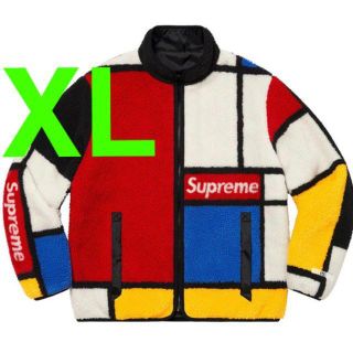 シュプリーム(Supreme)のSupreme colorblocked fleece jacket(ブルゾン)