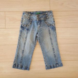 ベネトン(BENETTON)の＊ベネトン＊七分デニムパンツ 110cm(パンツ/スパッツ)