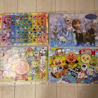 アンパンマン　アナ雪パズル　マイメロディパズル(知育玩具)