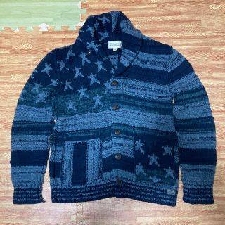 デニムアンドサプライラルフローレン(Denim & Supply Ralph Lauren)の【美品】ラルフローレン ハンドニット ショールカラー カーディガン ネイティブ　(カーディガン)