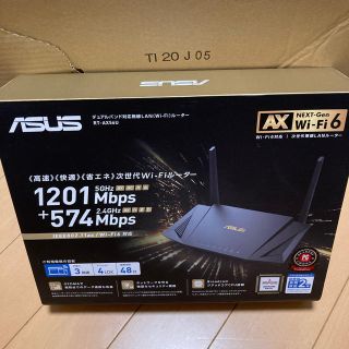 エイスース(ASUS)の🆕　RT-AX56U エイスース 無線LANルーター #770(PC周辺機器)