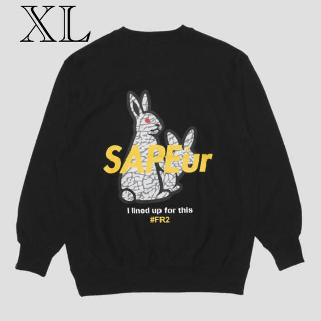 FR2×SAPEur Cement Rabbit Crewneck sweatスウェット