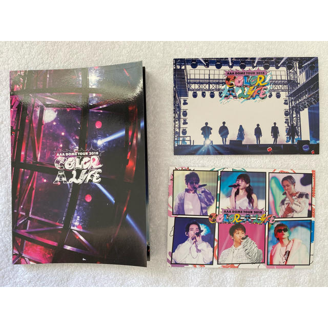 AAA(トリプルエー)のAAA DOME TOUR 2018 COLOR A LIFE  Blu-ray エンタメ/ホビーのDVD/ブルーレイ(ミュージック)の商品写真