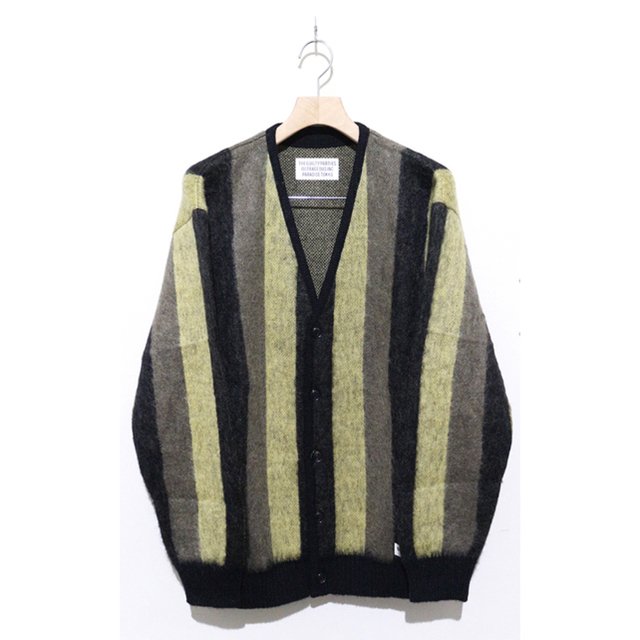 WACKO MARIA(ワコマリア)のワコマリア STRIPED MOHAIR CARDIGAN  新品 最終価格 メンズのトップス(カーディガン)の商品写真