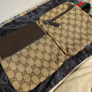 グッチ(Gucci)のGUCCI 美品 袋有り 正規品 ウエストポーチ(ボディバッグ/ウエストポーチ)