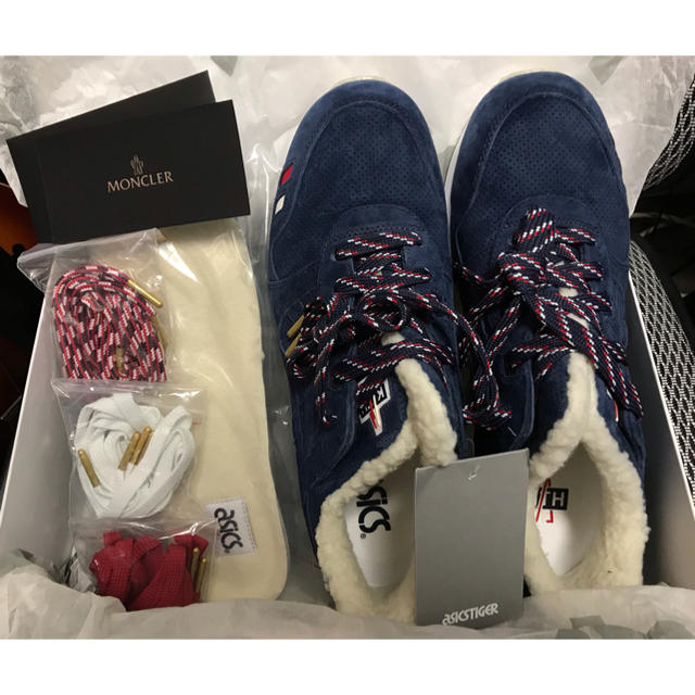 MONCLER(モンクレール)のKith x Moncler x Asics Gel-Lyte III Navy メンズの靴/シューズ(スニーカー)の商品写真