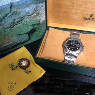 ロレックス(ROLEX)の【最終価格】ロレックス エクスプローラー2 トリチノバ 黒文字盤 16570(腕時計(アナログ))