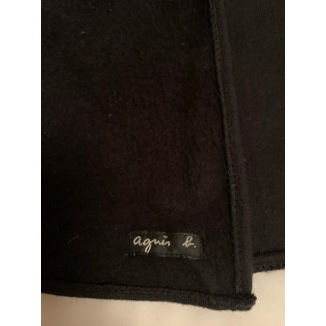 agnes b.(アニエスベー)のアニエスb  マフラー　ブラック レディースのファッション小物(マフラー/ショール)の商品写真