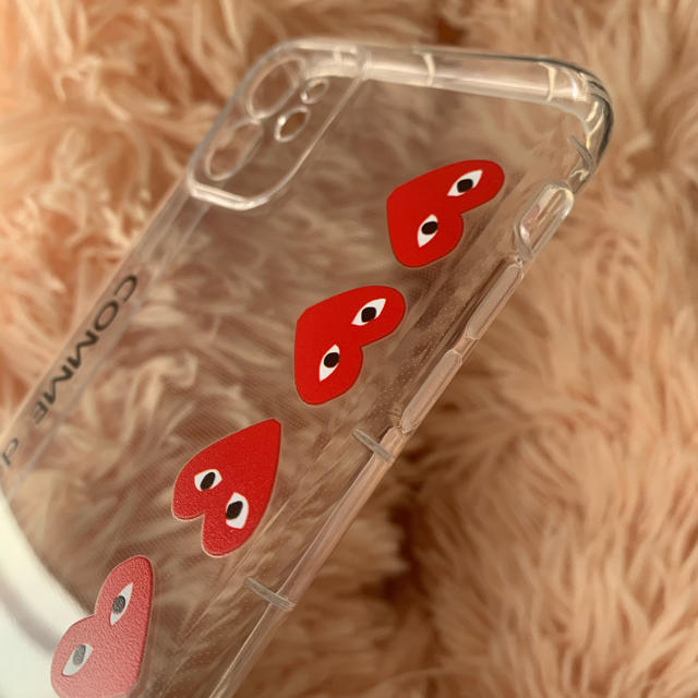 COMME des GARCONS(コムデギャルソン)のギャルソン　♡ iPhone 11 iPhoneケース　クリア　シンプル スマホ/家電/カメラのスマホアクセサリー(iPhoneケース)の商品写真