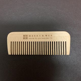 マークスアンドウェブ(MARKS&WEB)の新品　MARKS&WEB メープル ヘアコーム Sサイズ　くし(ヘアブラシ/クシ)