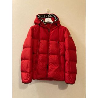 モンクレール(MONCLER)の美品　モンクレール　ダウンジャケット　赤　モンクラー　moncler 3(ダウンジャケット)