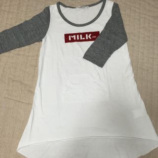 ミルクフェド(MILKFED.)のMILKFEDのTシャツワンピース(ミニワンピース)