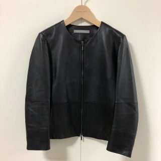 Theory luxe - theory luxe ノーカラー レザージャケットの通販 by ...