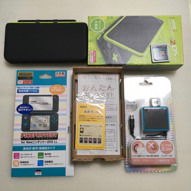 New ニンテンドー 2DS LL 本体 付属品付き