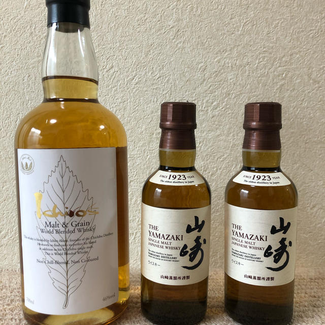 イチローズモルトホワイトラベル & 山崎 180ml  ウイスキー　セット