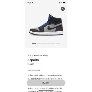 ナイキ(NIKE)のエア　ジョーダン1 ズーム　esports(スニーカー)