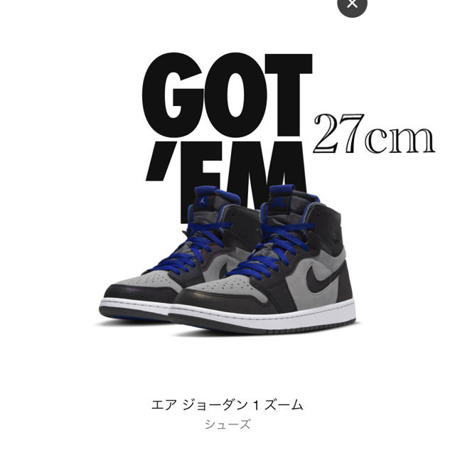 【専用】 JORDAN 1 ジョーダン1 ZOOM Esports  27cm