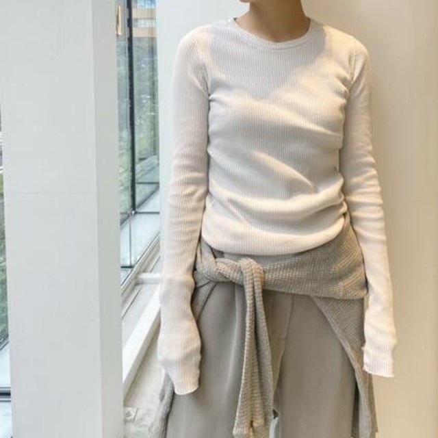 L'Appartement アパルトモン RIB L/S TOP リブ