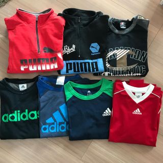 アディダス(adidas)のadidas  PUMA  champion  150サイズ　長袖(Tシャツ/カットソー)