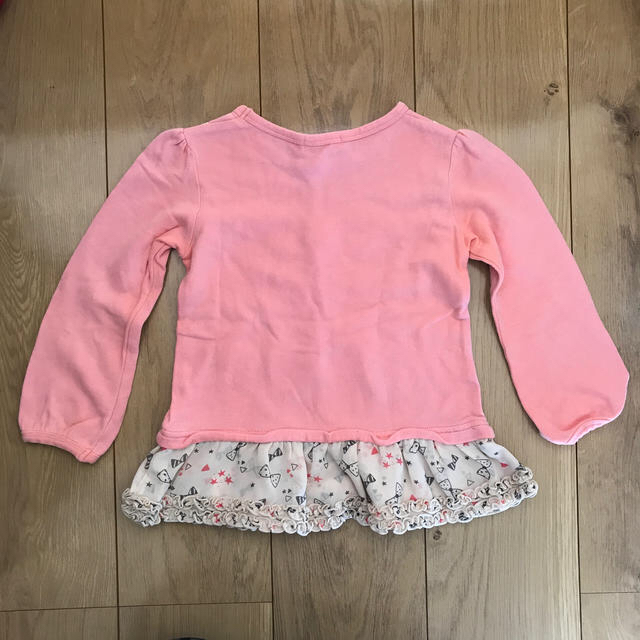 3can4on(サンカンシオン)の長袖　100 女の子　サンカンシオン キッズ/ベビー/マタニティのキッズ服女の子用(90cm~)(Tシャツ/カットソー)の商品写真