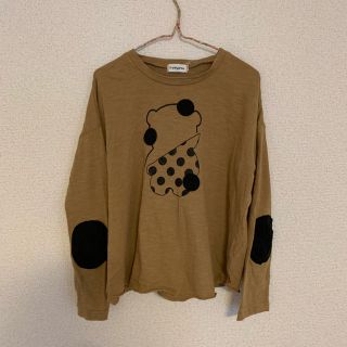 コドモビームス(こども ビームス)のランキーグロウ・frankygrowベージュロングTシャツ(Tシャツ/カットソー)