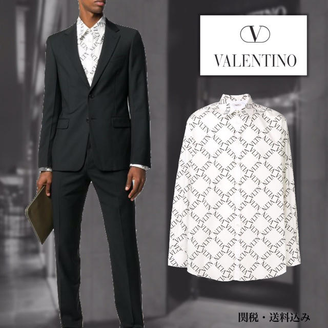 valentino garavani(ヴァレンティノガラヴァーニ)のヴァレンティノ　VLTNプリントシャツ　新品　入手困難 メンズのトップス(シャツ)の商品写真