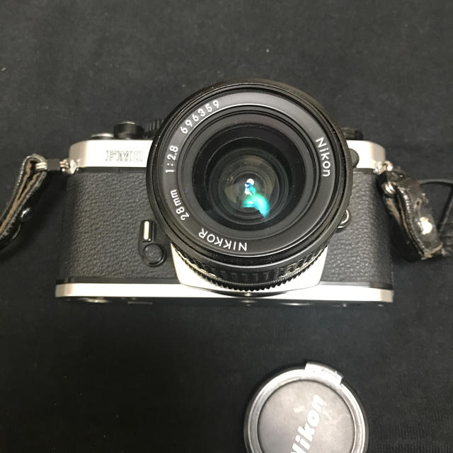 Nikon FM2 フィルムカメラ　28mm 2.8 レンズ