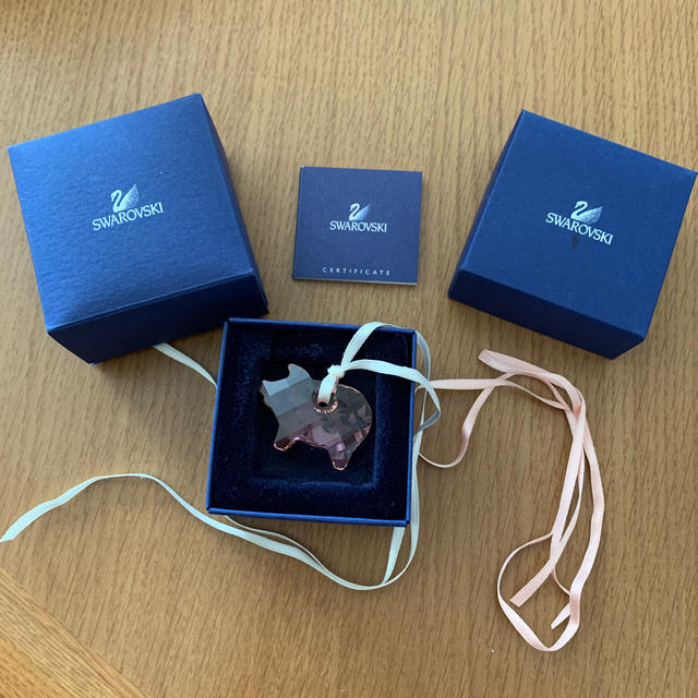 SWAROVSKI - スワロフスキー オーナメント 幸運の豚の通販 by も SWAROVSKI - スワロフスキー オーナメント 幸運の豚の通販 by も