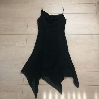 ザジ(ZAZIE)の【美品】ZAZIE アシメワンピース(ひざ丈ワンピース)