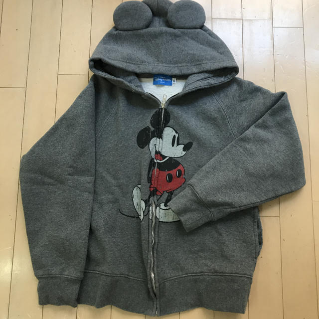 Disney ディズニーランド ミッキー 耳付きフードパーカーの通販 By ミルクshop ディズニーならラクマ