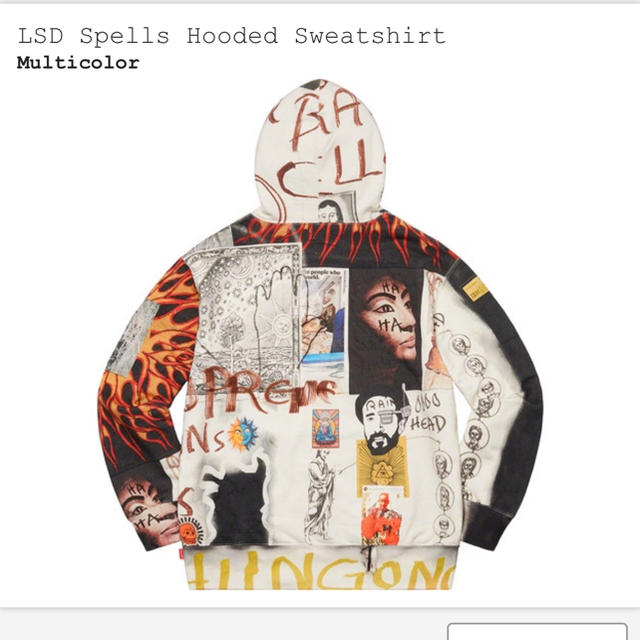 Supreme LSD Spells Hooded Sweatshirt