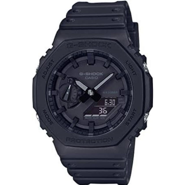 G-SHOCK(ジーショック)のシンプルデザイン コンビネーションモデル GA-2100-1A1JF メンズの時計(腕時計(アナログ))の商品写真