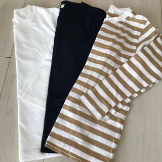 ムジルシリョウヒン(MUJI (無印良品))の無印良品　Tシャツ　3枚セット　110 (Tシャツ/カットソー)