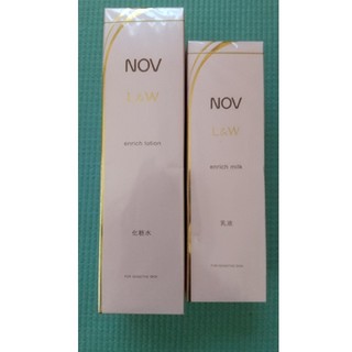 NOV - 新品 ノブ L&W エンリッチローション ミルクセットの通販 by