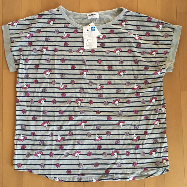 しまむら(シマムラ)のTシャツ　マイメロディ レディースのトップス(Tシャツ(半袖/袖なし))の商品写真