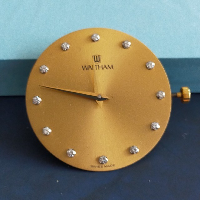 Waltham(ウォルサム)のウォルサム 12P ダイヤムーブメント メンズの時計(腕時計(アナログ))の商品写真