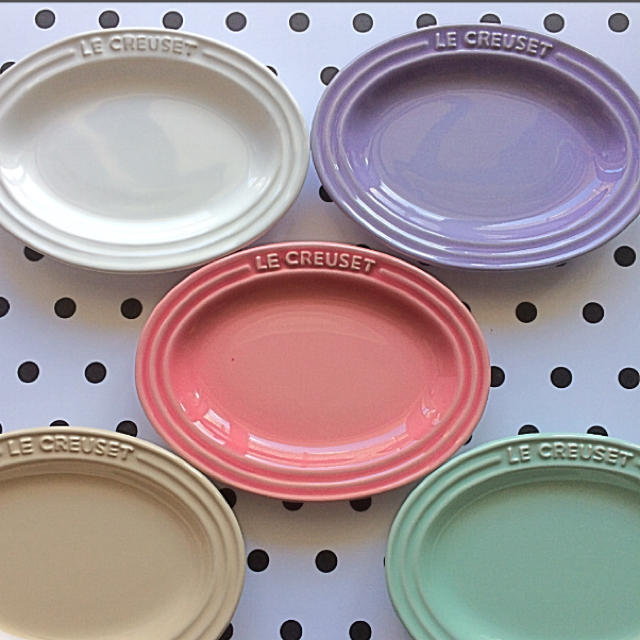 ♡ルクルーゼ   ミニオーバル プレート パステル LE CREUSET