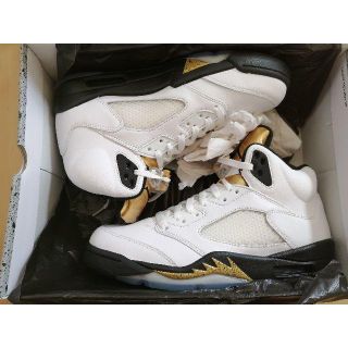 ナイキ(NIKE)の新品 未使用 NIKE エアジョーダン 5 ゴールド airjordan 5 Ⅴ(スニーカー)