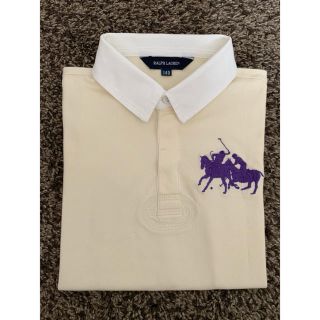 ラルフローレン(Ralph Lauren)の【美品】ラルフローレン  白襟 生成りトップス  140 長袖(ブラウス)