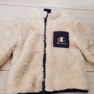 新品 チャンピオン Champion  紺 ボアジャケット L もふもふアウター