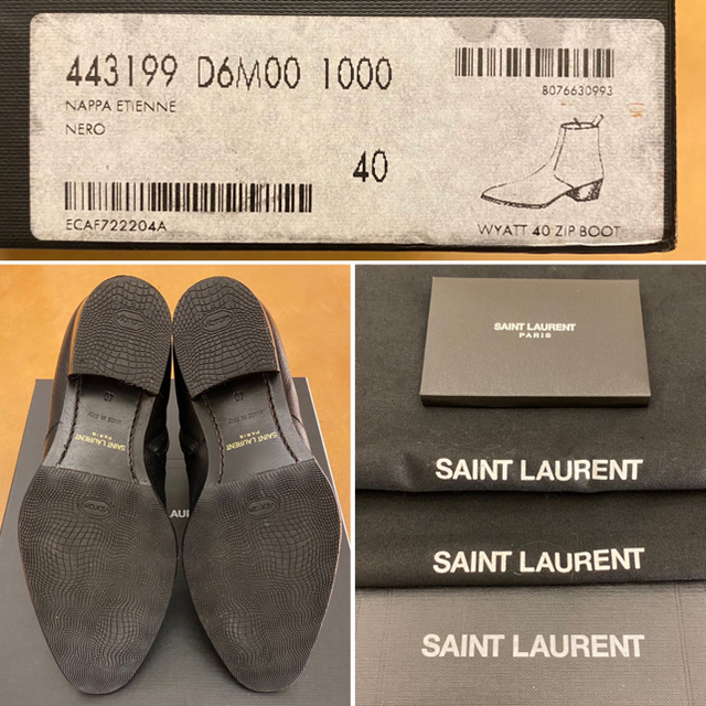 Saint Laurent(サンローラン)のSAINT LAURENT PARIS ワイアット ブーツ メンズの靴/シューズ(ブーツ)の商品写真