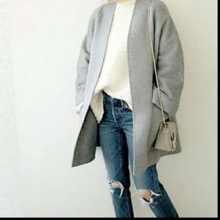 ザラ(ZARA)のZARA❤︎ザラ❤︎ハンドメイドウール混ジャケット❤︎コーディガン(ノーカラージャケット)